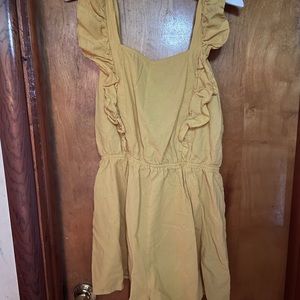 Yellow Shein Romper-super cute!Size L.Barely worn